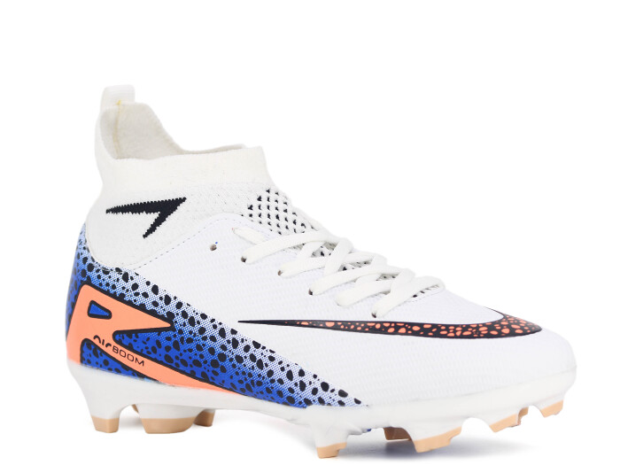 Twingo Garson 610 LaLiga Çoraplı Krampon Ayakkabı Beyaz - Siyah - 1