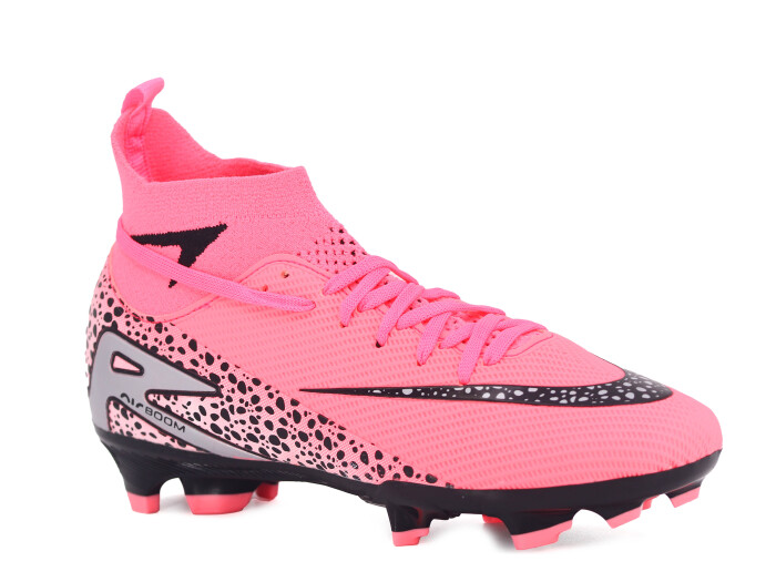 Twingo Garson 610 LaLiga Çoraplı Krampon Ayakkabı Pembe - Siyah - Twingo