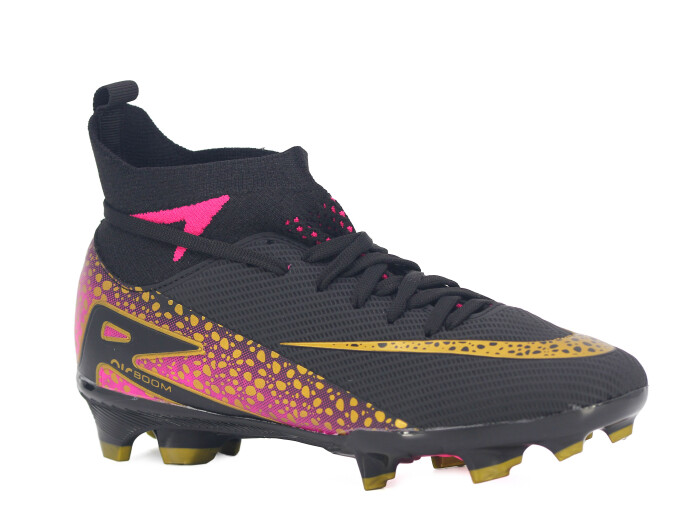 Twingo Garson 610 LaLiga Çoraplı Krampon Ayakkabı Siyah - Altın - Twingo