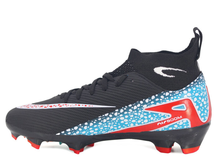 Twingo Garson 610 LaLiga Çoraplı Krampon Ayakkabı Siyah - Kırmızı - 2