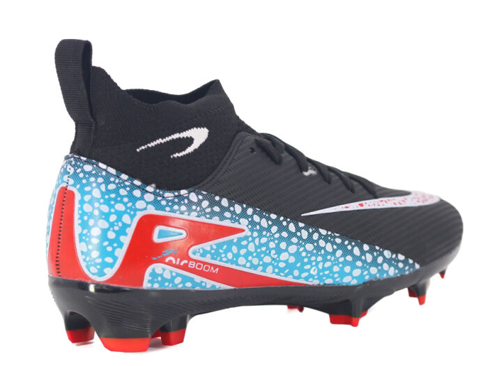 Twingo Garson 610 LaLiga Çoraplı Krampon Ayakkabı Siyah - Kırmızı - 3