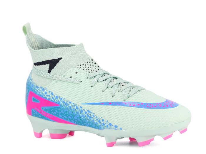 Twingo Garson 610 LaLiga Çoraplı Krampon Ayakkabı Su Yeşili - Mavi - Twingo