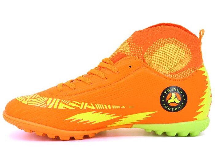 Twingo Merdane 142 Çoraplı Halı Saha Ayakkabısı Turuncu - Sarı - Twingo (1)