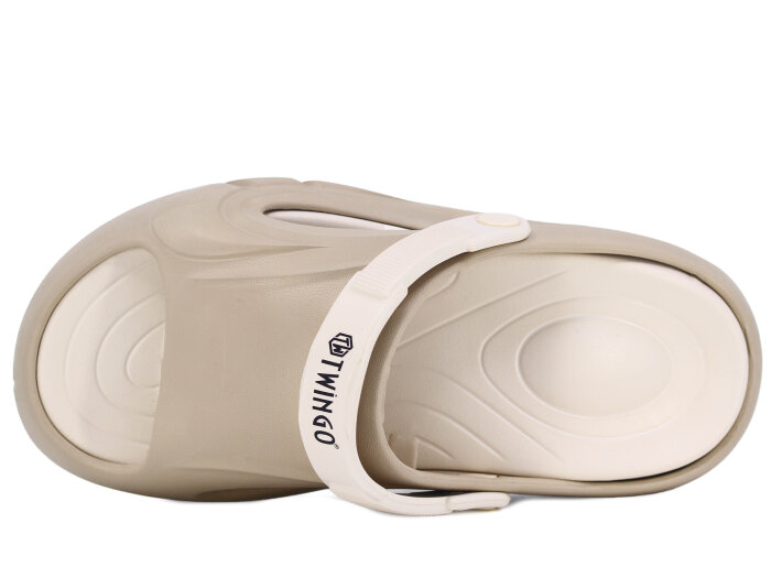 Twingo Merdane 3043 Döngülü Lux Eva Terlik Kum - Ekru - Twingo (1)