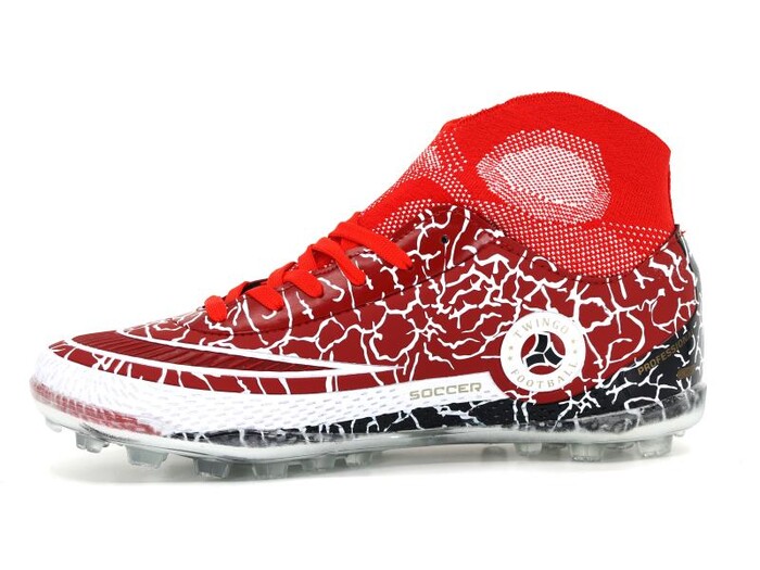 Twingo Merdane 330 Çoraplı Halı Saha Ayakkabısı Kırmızı - Beyaz - 2