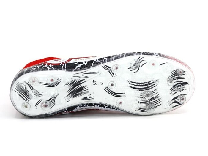 Twingo Merdane 330 Çoraplı Halı Saha Ayakkabısı Kırmızı - Beyaz - 3