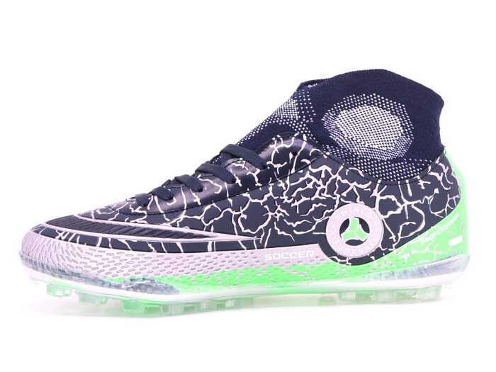 Twingo Merdane 330 Çoraplı Halı Saha Ayakkabısı Lacivert - Yeşil - Twingo (1)