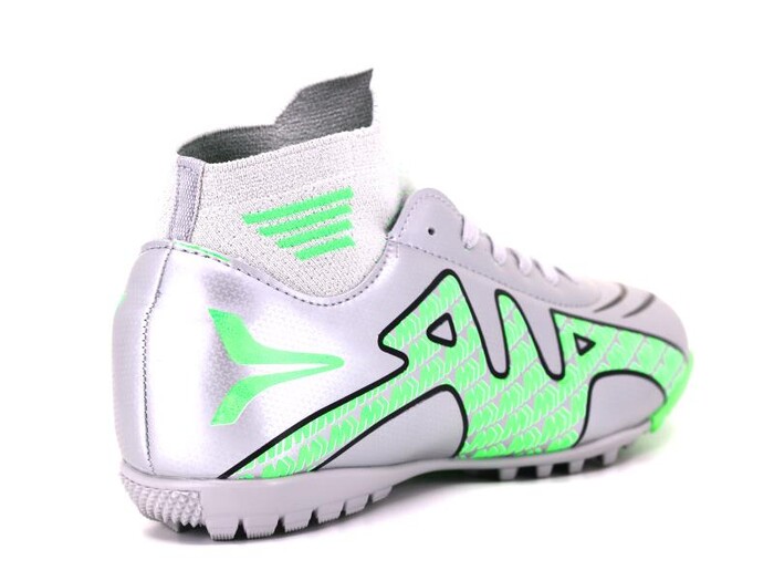 Twingo Merdane 360 Halı Saha Ayakkabısı Gümüş - Yeşil - Thumbnail