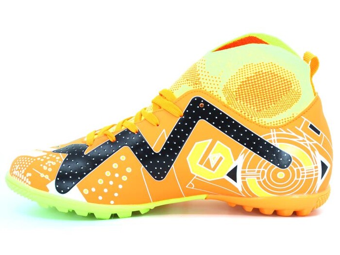 Twingo Merdane 375 Çoraplı Halı Saha Ayakkabısı Turuncu - Siyah - Twingo (1)