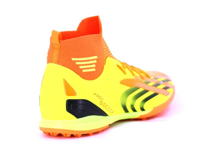 Twingo Merdane 560 Çoraplı Halı Saha Ayakkabısı Sarı - Turuncu - Thumbnail