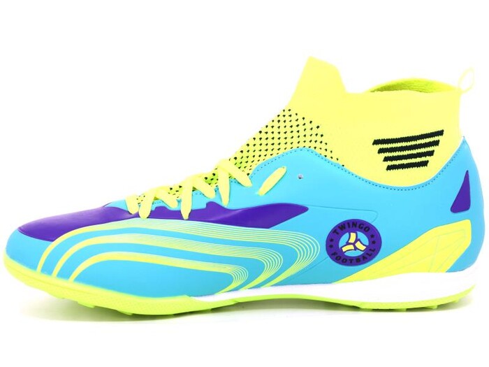 Twingo Merdane 560 Çoraplı Halı Saha Ayakkabısı Turkuaz - Mor - Twingo (1)