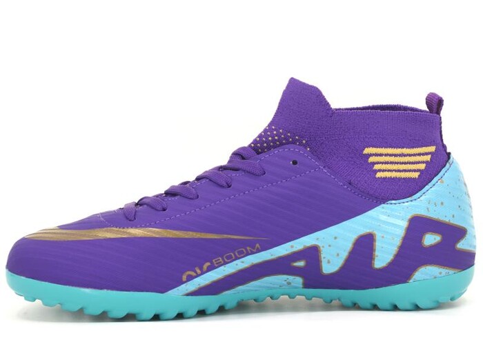 Twingo Merdane 565 LaLiga Çoraplı Halı Saha Ayakkabısı Mor - Turkuaz - Twingo (1)