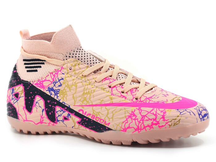 Twingo Merdane 565 LaLiga Çoraplı Halı Saha Ayakkabısı Somon - Siyah - 1