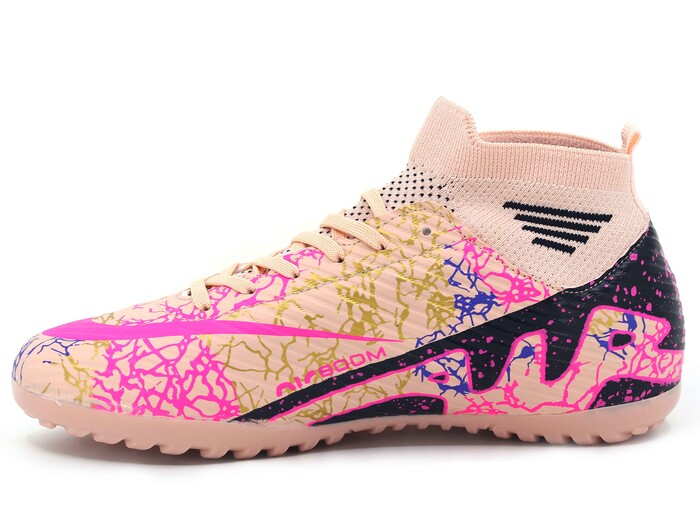 Twingo Merdane 565 LaLiga Çoraplı Halı Saha Ayakkabısı Somon - Siyah - 2