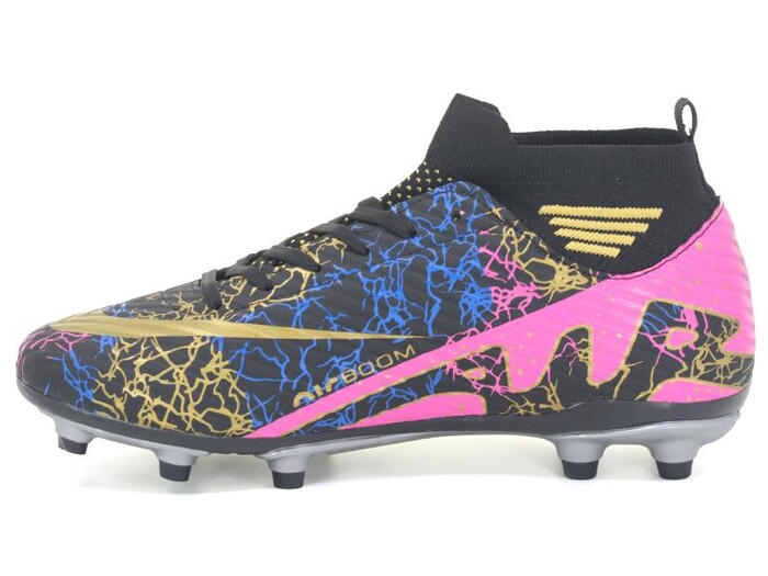 Twingo Merdane 565 LaLiga Çoraplı Krampon Ayakkabı Siyah - Altın Desenli - Twingo (1)