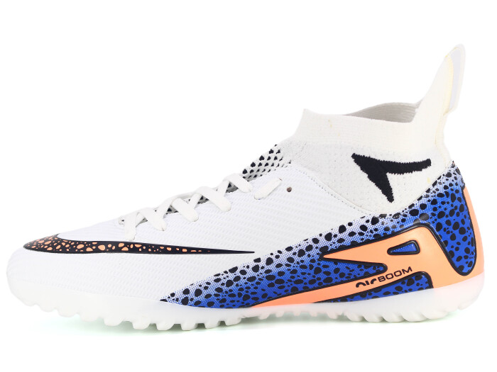 Twingo Merdane 610 LaLiga Çoraplı Halı Saha Ayakkabısı Beyaz - Siyah - Twingo (1)