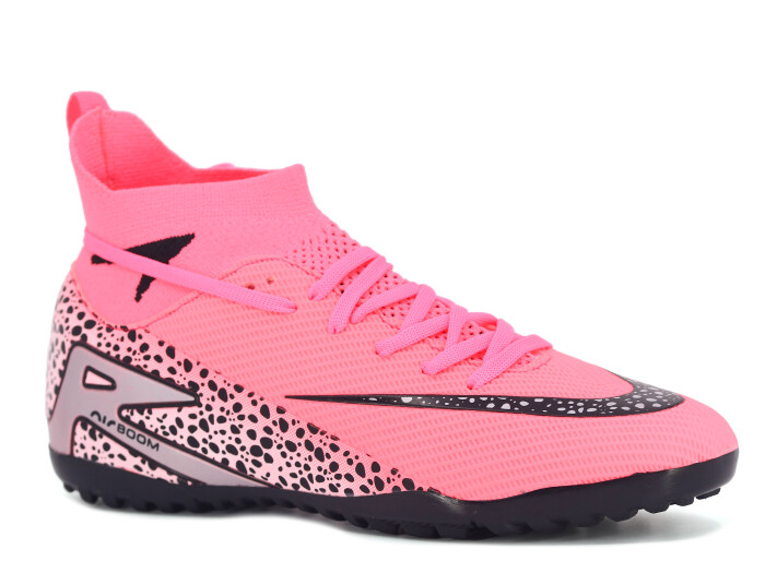 Twingo Merdane 610 LaLiga Çoraplı Halı Saha Ayakkabısı Pembe - Siyah - Twingo