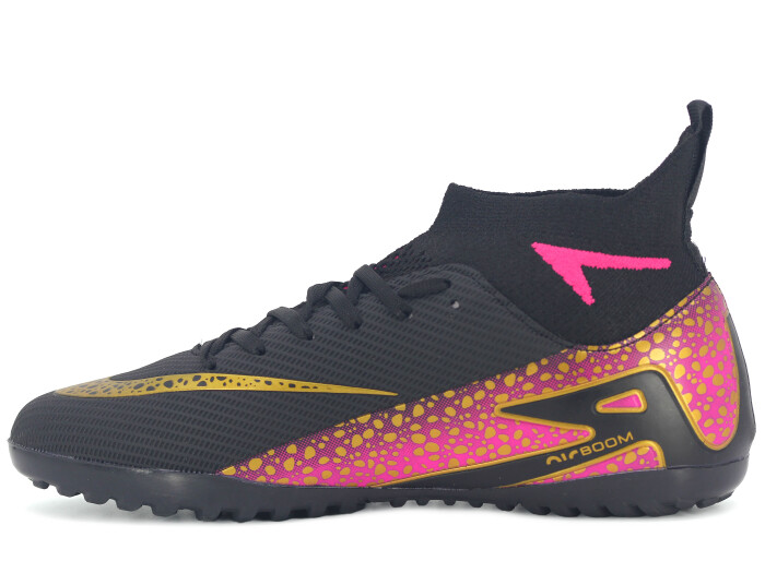 Twingo Merdane 610 LaLiga Çoraplı Halı Saha Ayakkabısı Siyah - Altın - 2