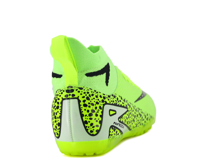 Twingo Merdane 610 LaLiga Çoraplı Halı Saha Ayakkabısı Yeşil - Siyah - 3