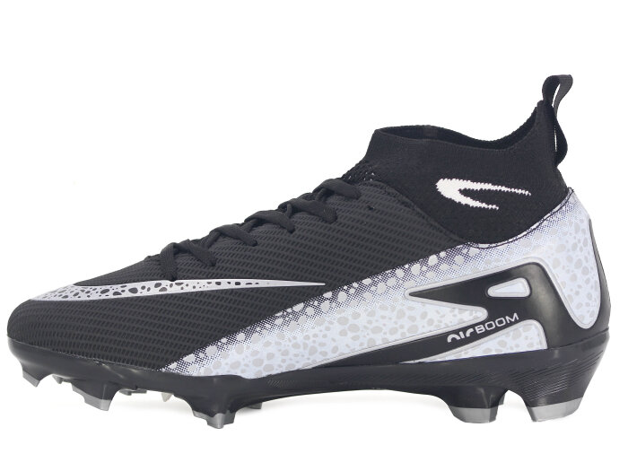 Twingo Merdane 610 LaLiga Çoraplı Krampon Ayakkabı Siyah - Gümüş - Twingo (1)