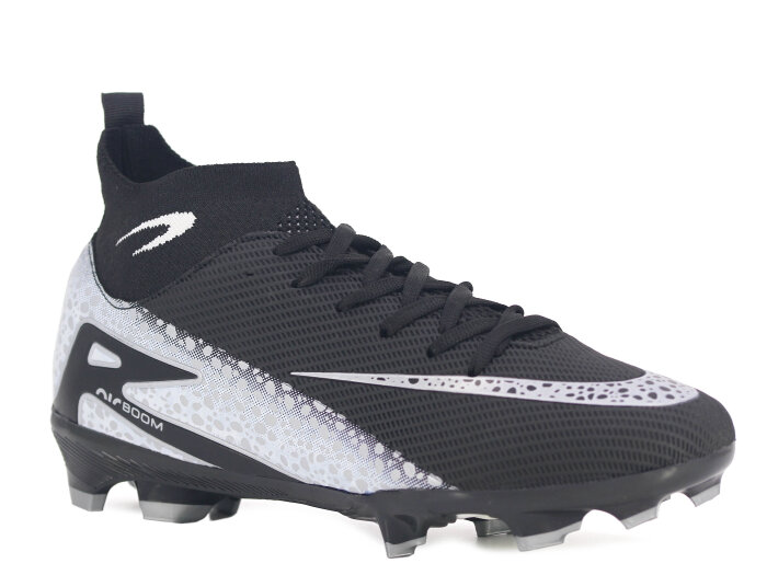 Twingo Merdane 610 LaLiga Çoraplı Krampon Ayakkabı Siyah - Gümüş - Twingo