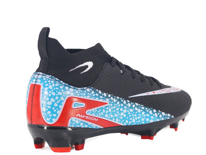 Twingo Merdane 610 LaLiga Çoraplı Krampon Ayakkabı Siyah - Kırmızı - 3