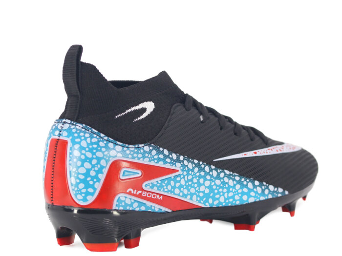 Twingo Merdane 610 LaLiga Çoraplı Krampon Ayakkabı Siyah - Kırmızı - 3