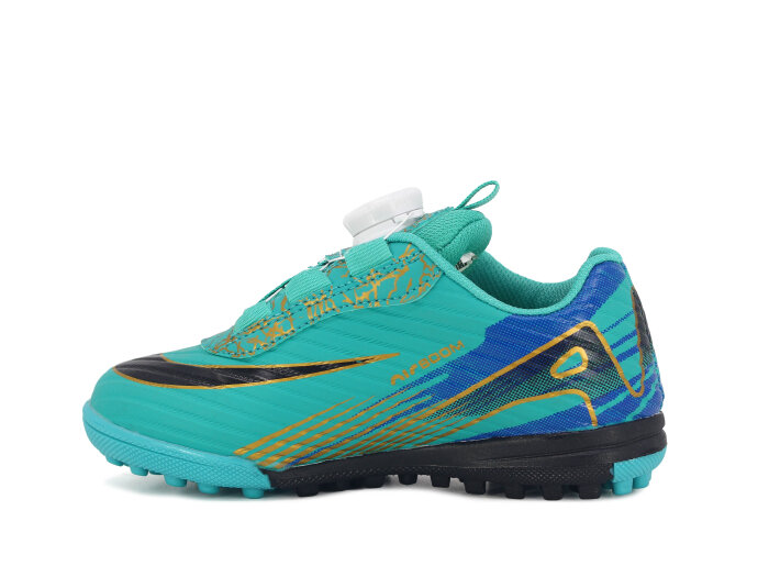 Twingo Patik 620 Mekanizma LaLiga Halı Saha Ayakkabısı Turkuaz - Siyah - 2