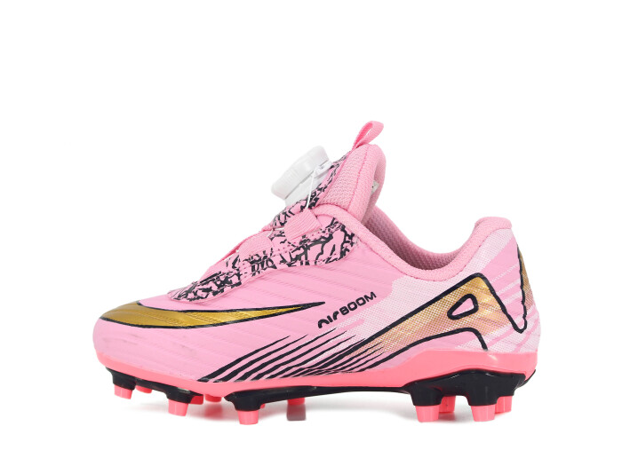 Twingo Patik 620 Mekanizma LaLiga Krampon Ayakkabı Pembe - Siyah - 2