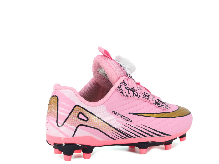 Twingo Patik 620 Mekanizma LaLiga Krampon Ayakkabı Pembe - Siyah - 3