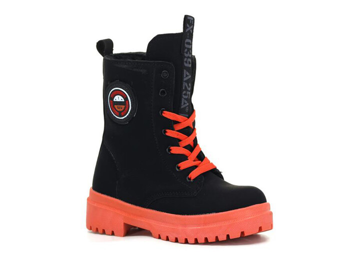 Twingo Patik 7255 Kız Bot Siyah Zümrüt - Turuncu - Twingo