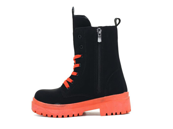 Twingo Patik 7255 Kız Bot Siyah Zümrüt - Turuncu - Twingo (1)