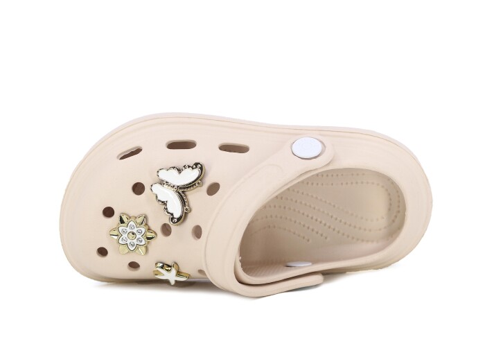 Twingo Patik 755 Taşlı Eva Cross Terlik Ekru - 2