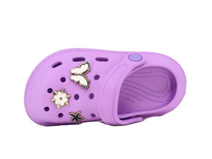 Twingo Patik 755 Taşlı Eva Cross Terlik Lila - Twingo (1)