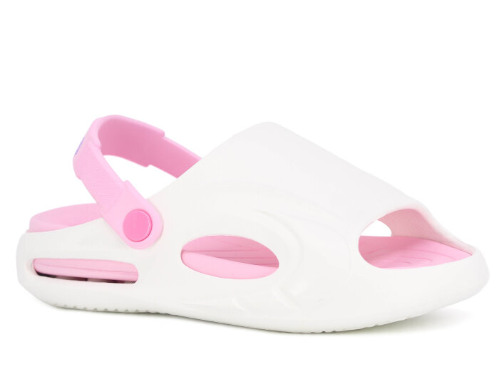 Twingo Zenne 3043 Döngülü Lux Eva Terlik Beyaz - Pembe - Twingo