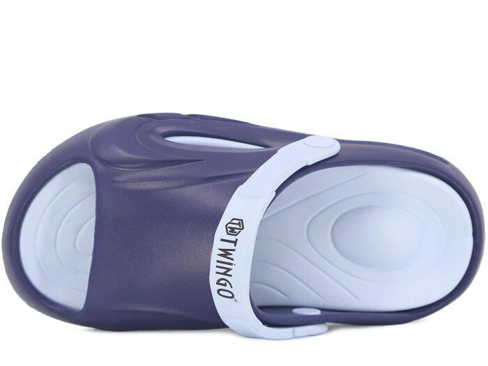 Twingo Zenne 3043 Döngülü Lux Eva Terlik Lacivert - Bebe Mavi - Twingo (1)