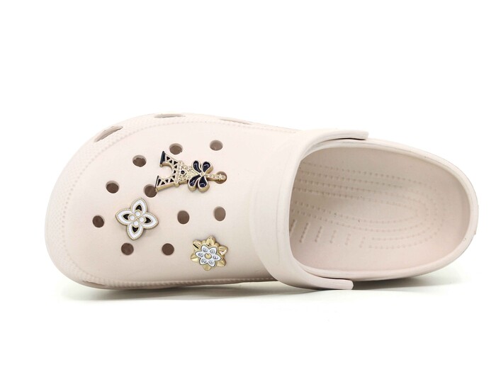 Twingo Zenne 606 Taşlı Poşetli Eva Cross Terlik Ekru - Twingo (1)