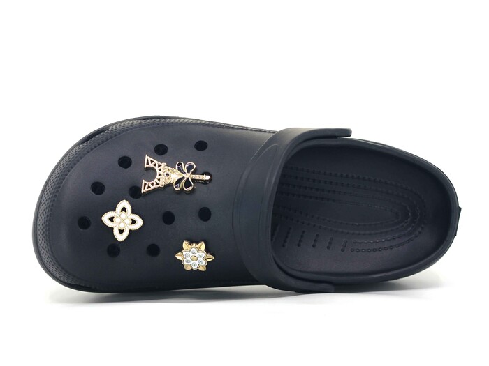 Twingo Zenne 606 Taşlı Poşetli Eva Cross Terlik Siyah - Twingo (1)