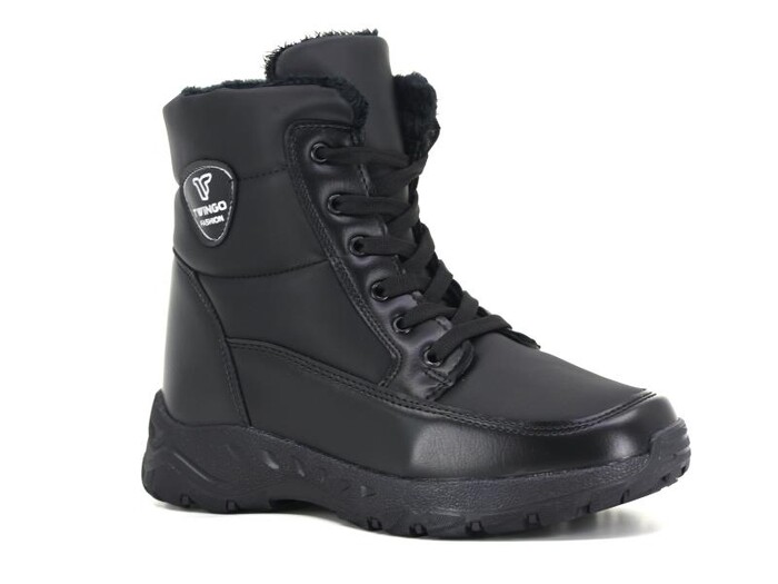 Twingo Zenne 7605 Bayan Bot Siyah - Siyah Cilt - Twingo