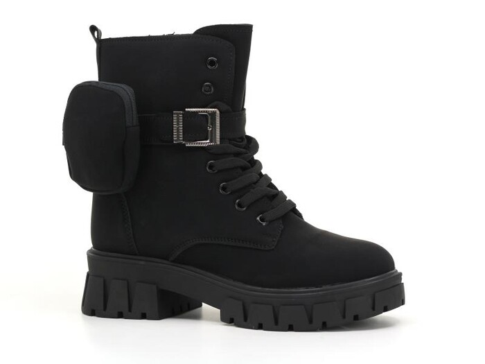 Twingo Zenne 7640 Bayan Bot Siyah - Zümrüt - Twingo