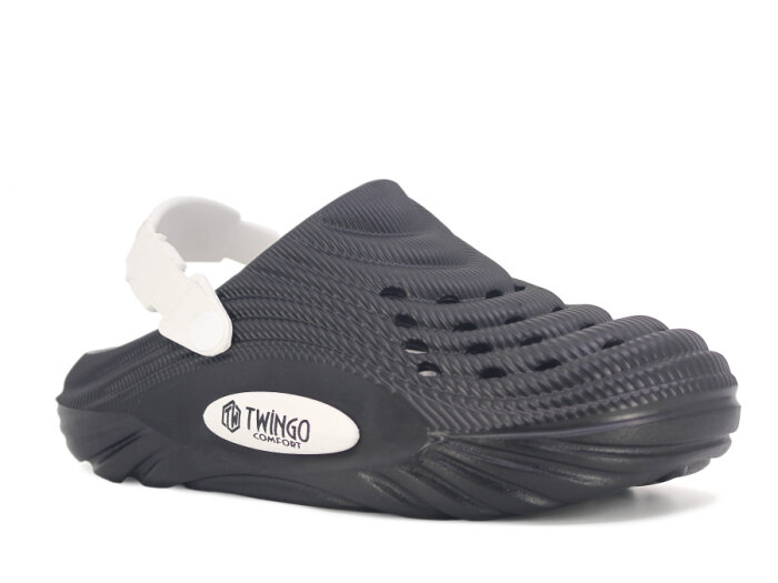 Twingo Zenne 9808 Eva Cross Terlik Siyah - Beyaz - 1