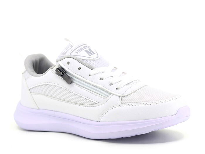 VHM Zenne 202 Fermuarlı Anorak Spor Ayakkabı Beyaz - VHM