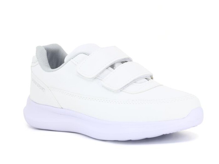 VHM Zenne 503 Cırtlı Cilt Spor Ayakkabı Beyaz - VHM