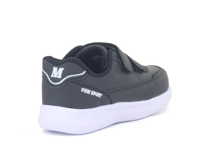 VHM Zenne 503 Cırtlı Cilt Spor Ayakkabı Siyah - Beyaz - 5