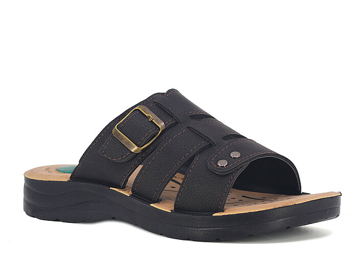 Vizyon Merdane 9126 Jelli Poşetli Günlük Terlik Kahve 