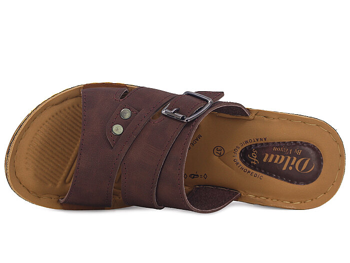 Vizyon Zenne 5407 Dilan Kutulu Günlük Terlik Kahve - Vizyon (1)