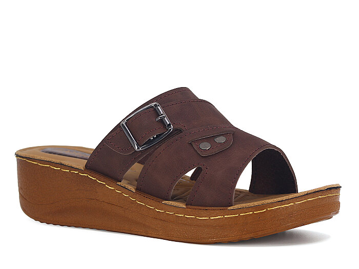 Vizyon Zenne 5407 Dilan Kutulu Günlük Terlik Kahve - 1