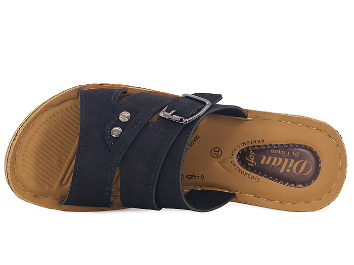 Vizyon Zenne 5407 Dilan Kutulu Günlük Terlik Siyah - Vizyon (1)