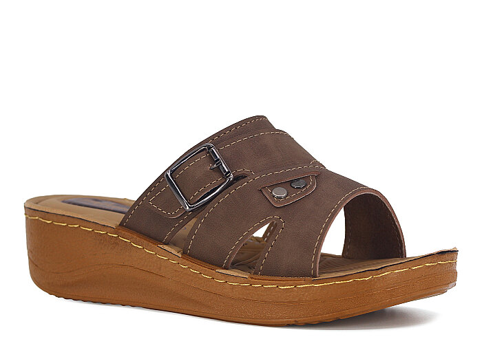 Vizyon Zenne 5407 Dilan Kutulu Günlük Terlik Vizon - Vizyon