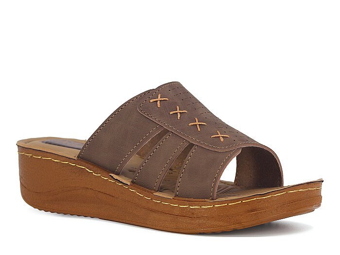 Vizyon Zenne 5414 Dilan Kutulu Günlük Terlik Vizon - 1